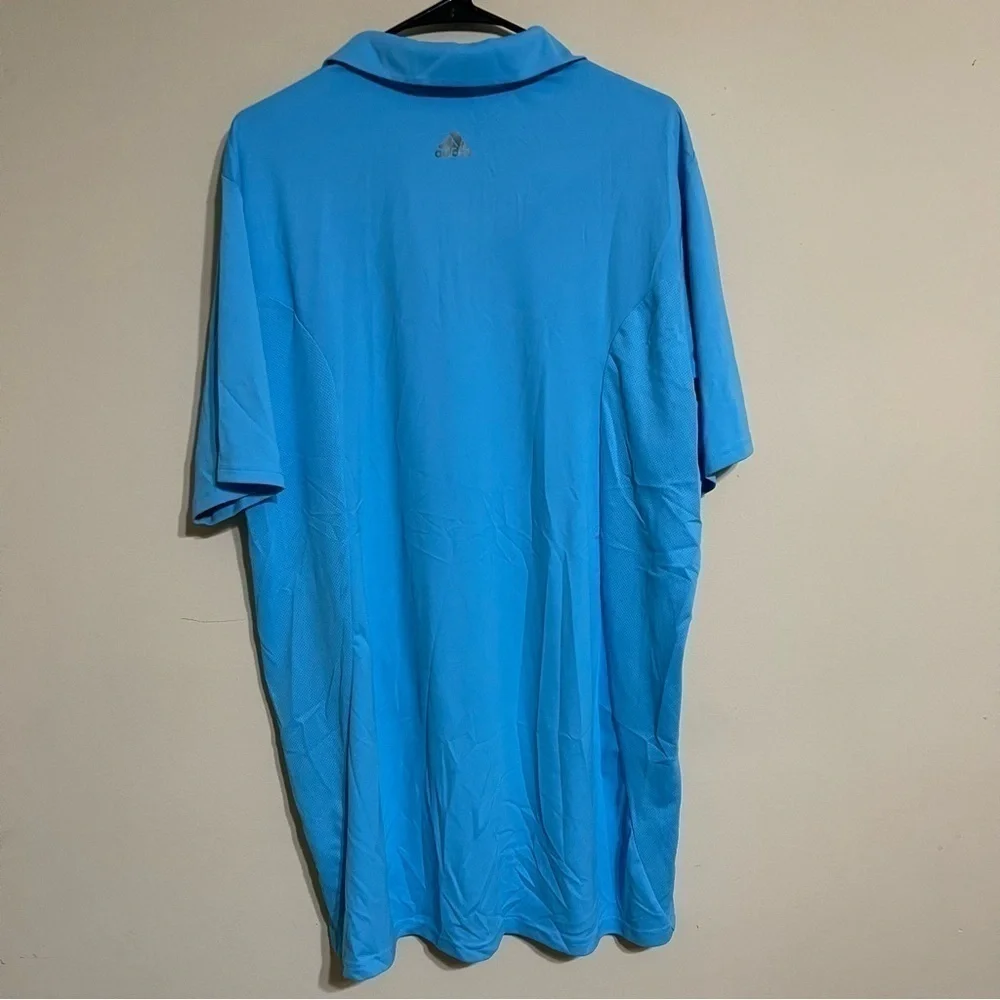 Adidas Adizero Men's Blue Breathable Short Sleeve Golf Polo Shirt Size XL